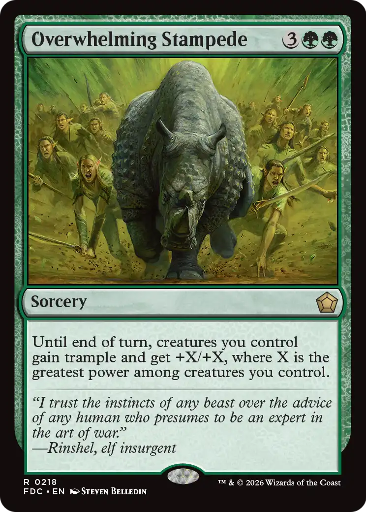 Overwhelming Stampede (FDC)