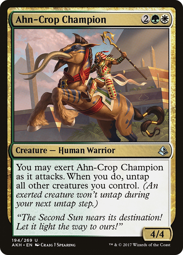 Ahn-Crop Champion - Foil