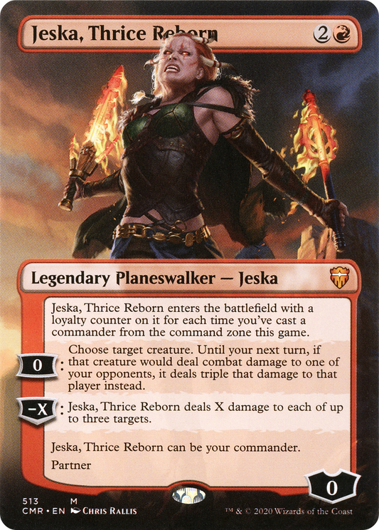 Jeska, Thrice Reborn (513) (Borderless) - Foil