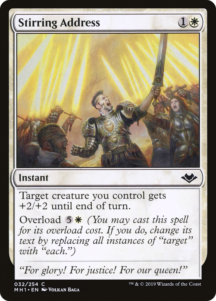 Stirring Address - Foil