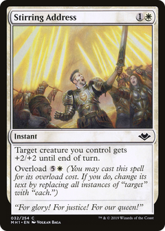 Stirring Address - Foil