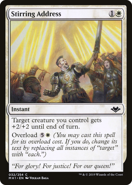 Stirring Address - Foil