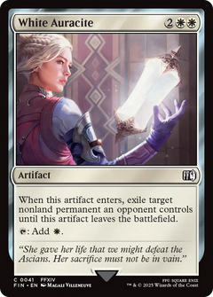 White Auracite (0041) - Foil