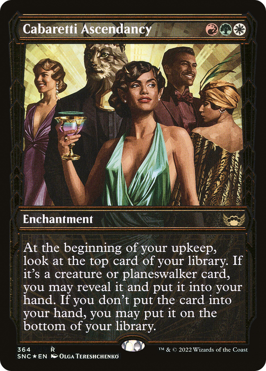 Cabaretti Ascendancy (364) (Showcase) - Gilded Foil