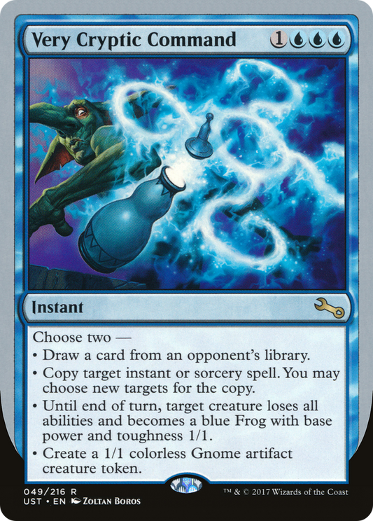 Very Cryptic Command (Draw a Card) - Foil