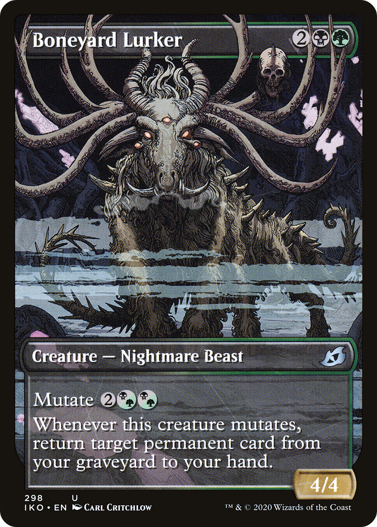 Boneyard Lurker (298) (Showcase) - Foil