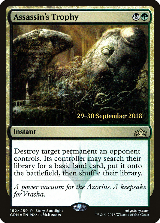 Assassin's Trophy (152) (Prerelease) - Foil