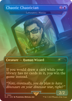 Chaotic Chaotician [Laboratory Maniac] (1394) (Borderless) - Rainbow Foil