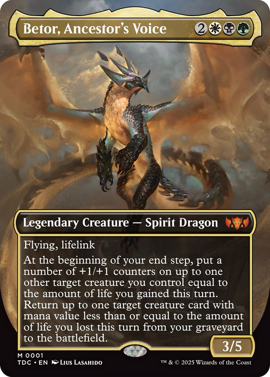 Betor, Ancestor's Voice (0001) (Borderless) - Foil