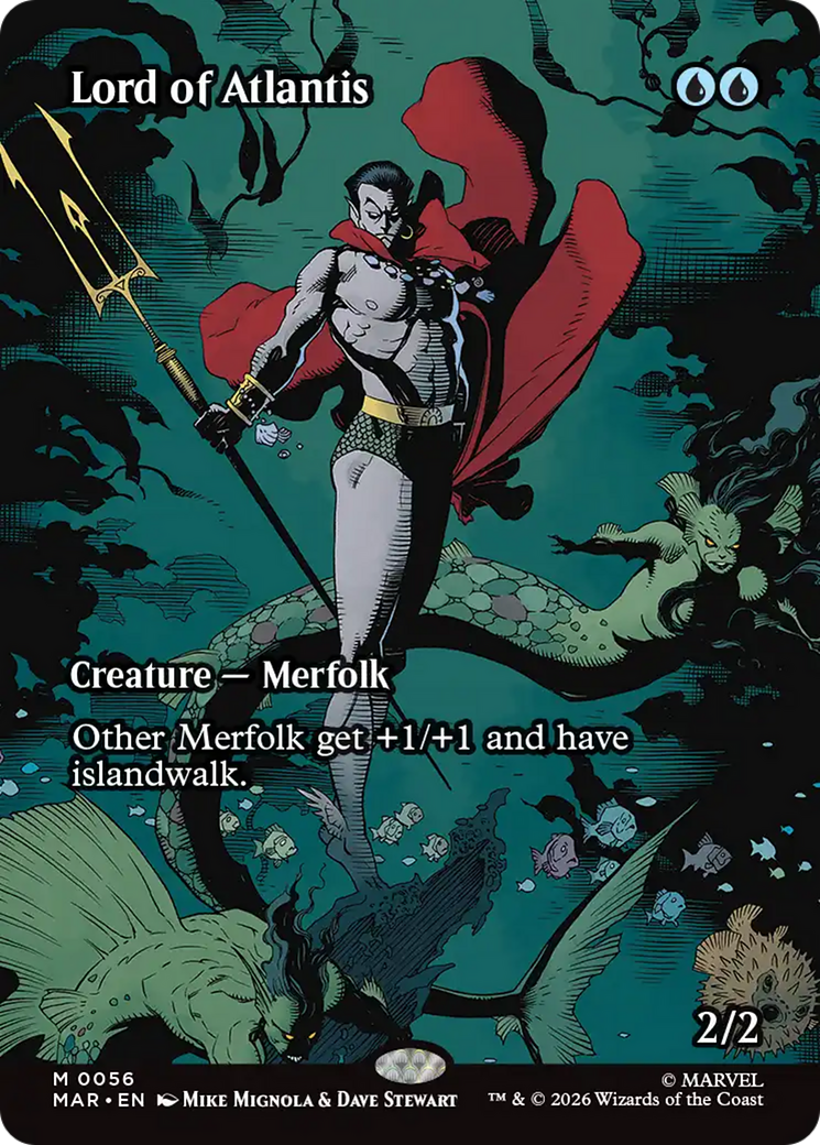 Lord of Atlantis (0056) (Borderless) (MAR) - Foil
