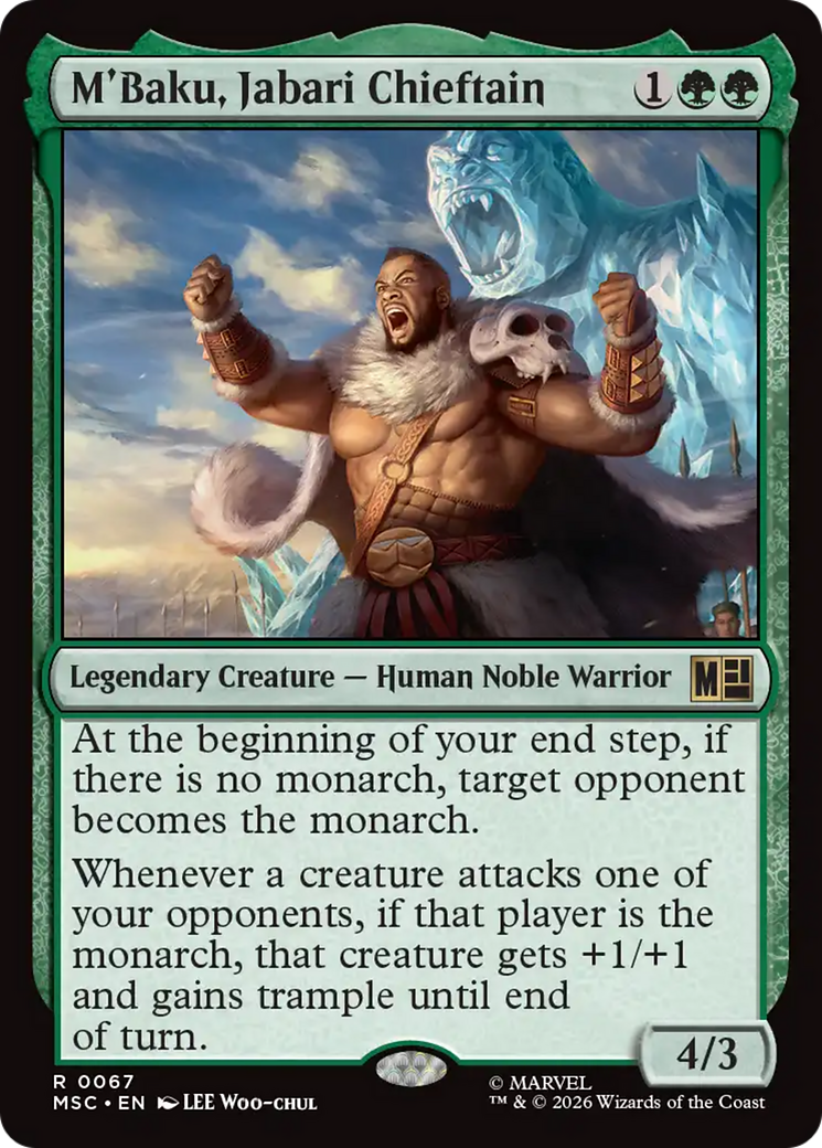 M'Baku, Jabari Chieftain (MSC) - Surge Foil