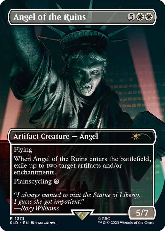 Angel of the Ruins (1378) (Borderless)