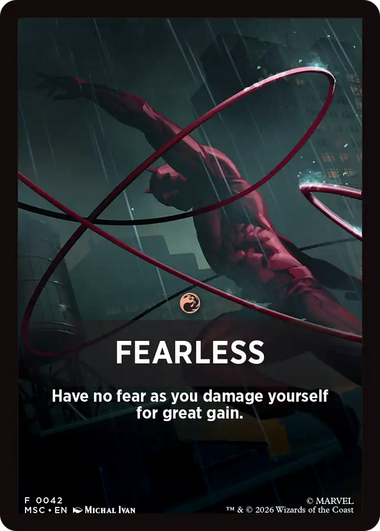 Fearless (0042) (Theme Card) (FMSC)