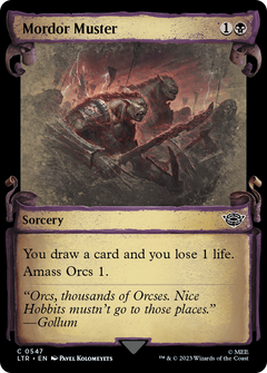 Mordor Muster (0547) (Showcase) - Silver Foil