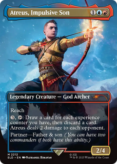 Atreus, Impulsive Son (2212) (Borderless) - Foil sld