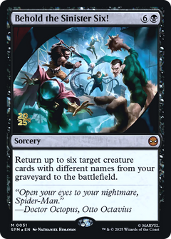 Behold the Sinister Six! (0051) (Prerelease) - Foil pspm
