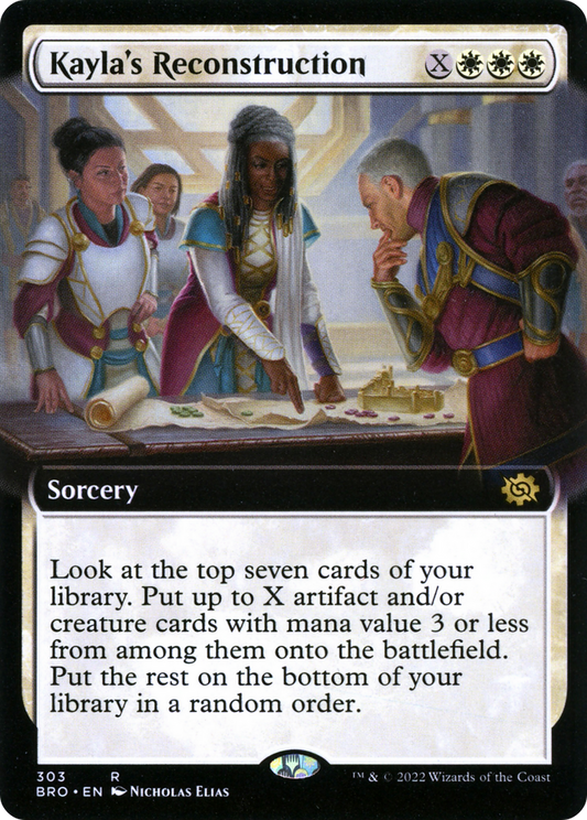 Kayla's Reconstruction (303) (Extended Art) - Foil