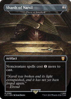 Shards of Narsil [Thorn of Amethyst] (0386) (Borderless) - Surge Foil