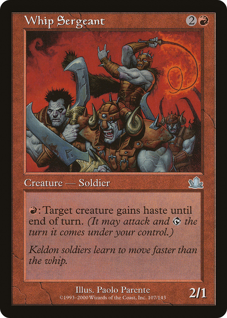 Whip Sergeant - Foil