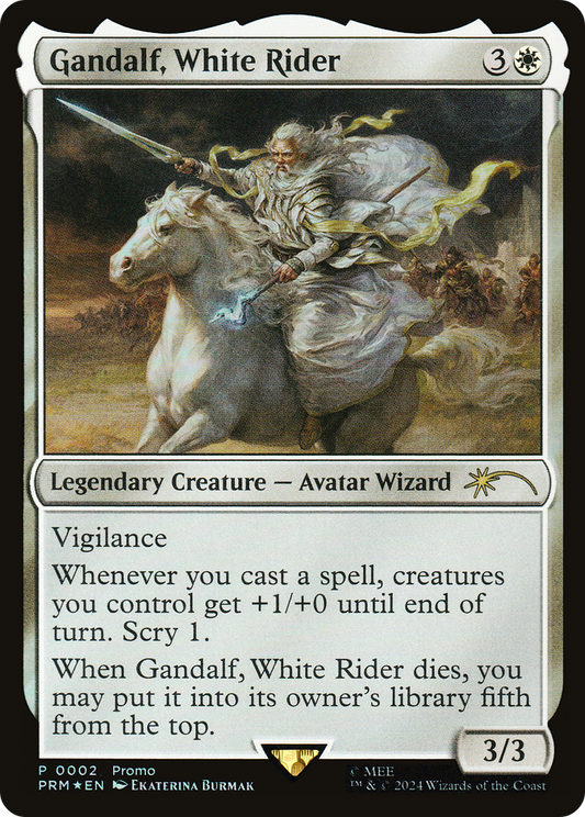 Gandalf, White Rider (0002) (Promo) - Foil
