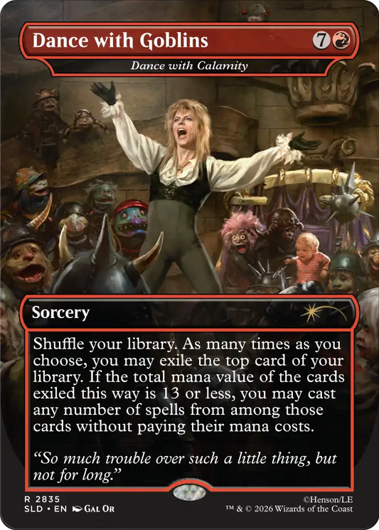 Dance with Goblins [Dance with Calamity] (2835) (Borderless) (SLD) - Foil