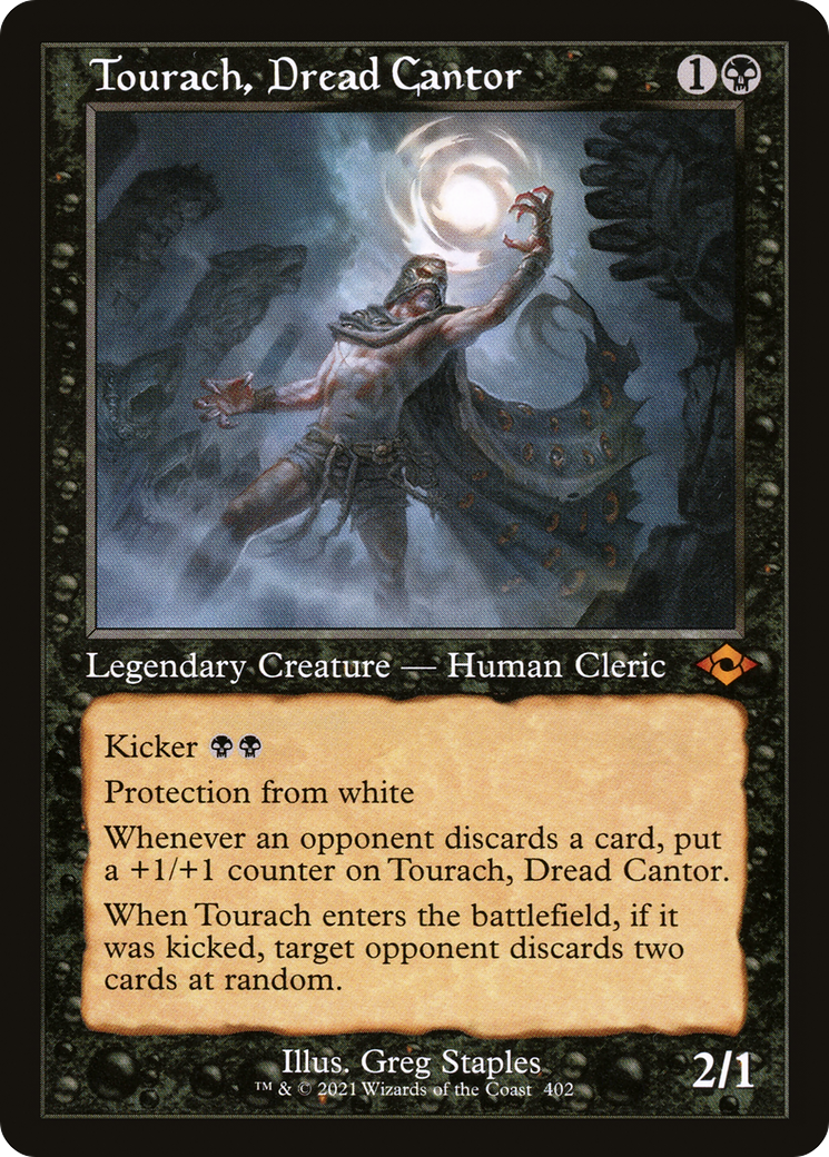 Tourach, Dread Cantor (402) (Retro Frame) - Foil Etched