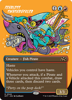 Fearless Swashbuckler (0346) (Borderless) - Foil