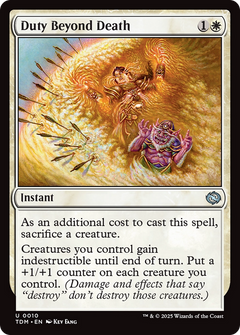 Duty Beyond Death - Foil