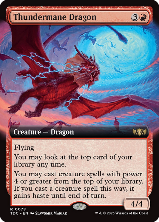 Thundermane Dragon (0078) (Extended Art)
