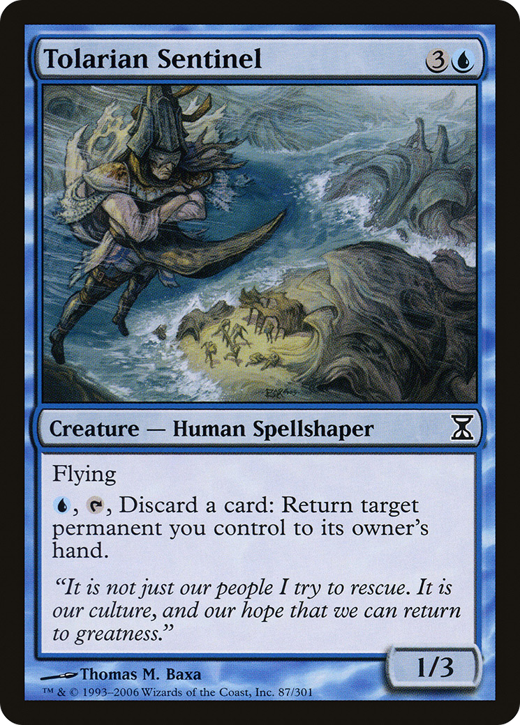Tolarian Sentinel - Foil