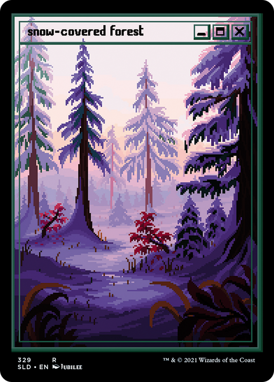 Snow-Covered Forest (329) (Showcase) - Foil