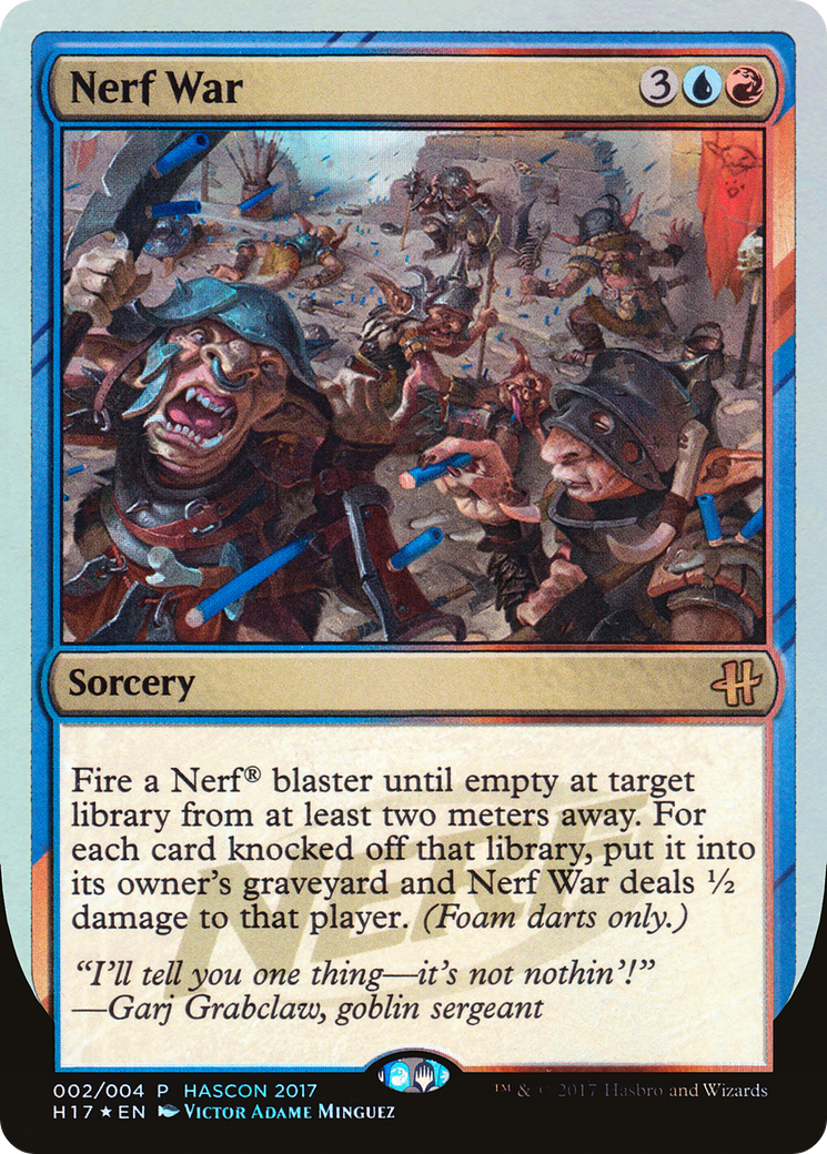 Nerf War (002) (Hascon 2017) - Foil