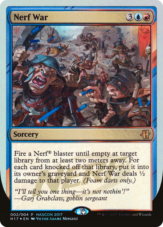 Nerf War (002) (Hascon 2017) - Foil