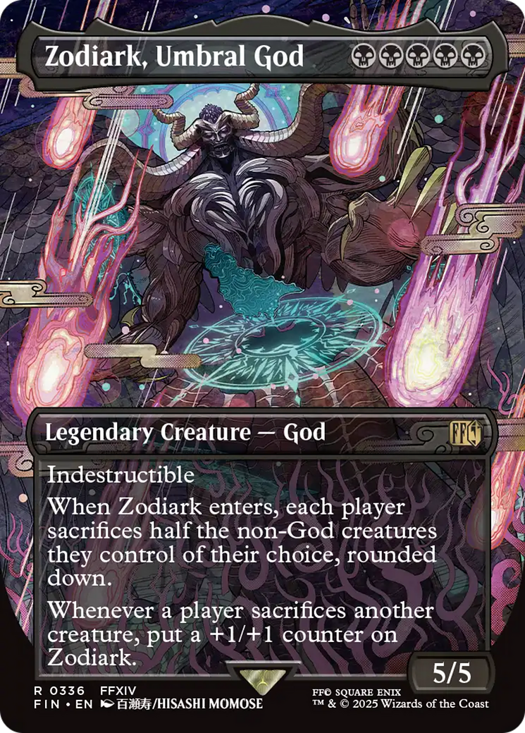 Zodiark, Umbral God (0336) (Borderless) - Foil