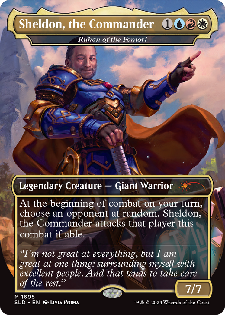 Sheldon, the Commander [Ruhan of the Fomori] (1695) (Borderless)