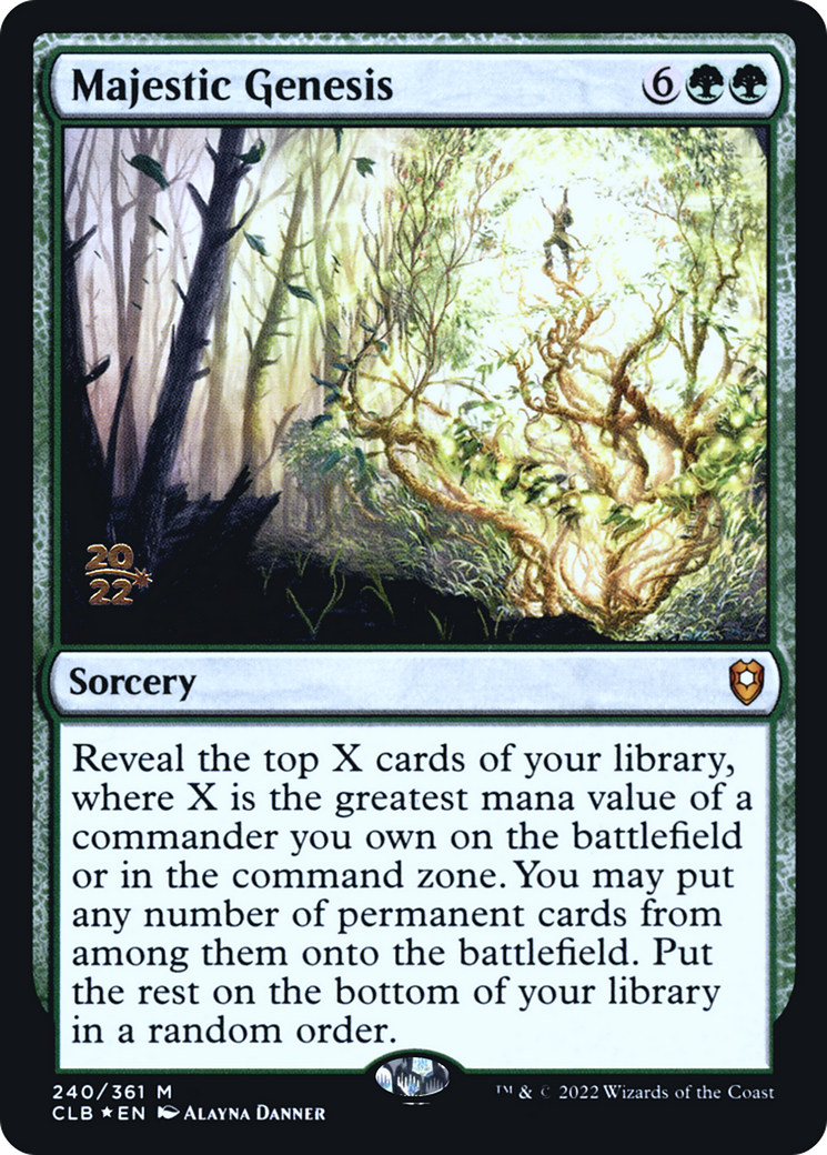 Majestic Genesis (240) (Prerelease) - Foil