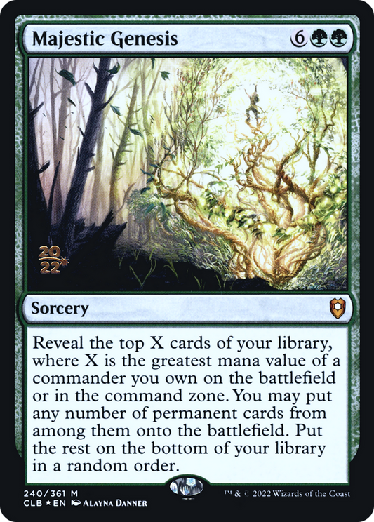 Majestic Genesis (240) (Prerelease) - Foil