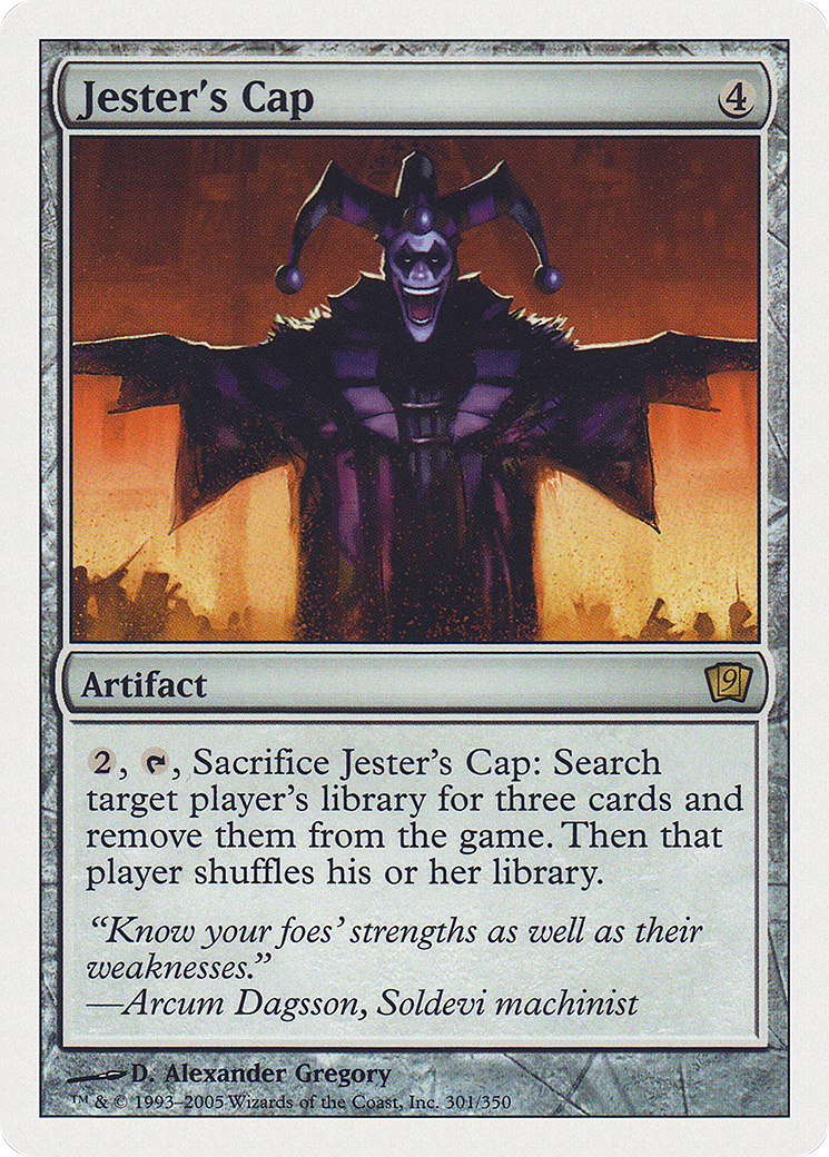Jester's Cap (9th Edition) (Oversized) (Box Topper Promo) (O9TH)