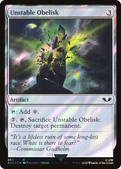 Unstable Obelisk - Surge Foil