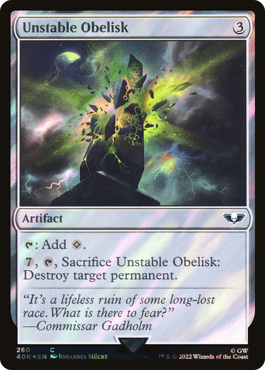 Unstable Obelisk - Surge Foil