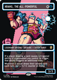 Krang, the All-Powerful (0086) (Borderless) (TMC) - Surge Foil