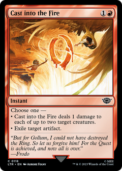 Cast into the Fire - Foil