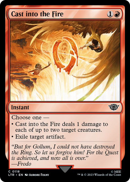 Cast into the Fire - Foil