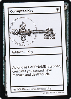 Corrupted Key (No PW Symbol)