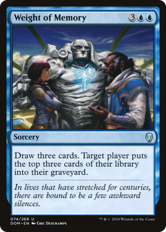 Weight of Memory - Foil