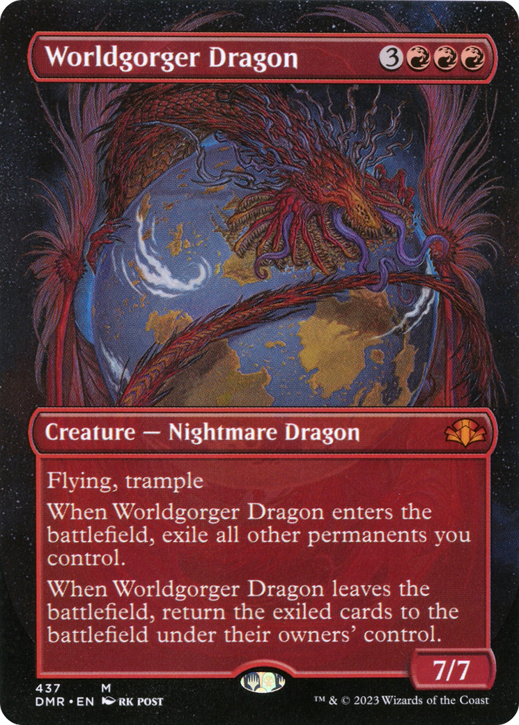 Worldgorger Dragon (437) (Borderless) - Foil