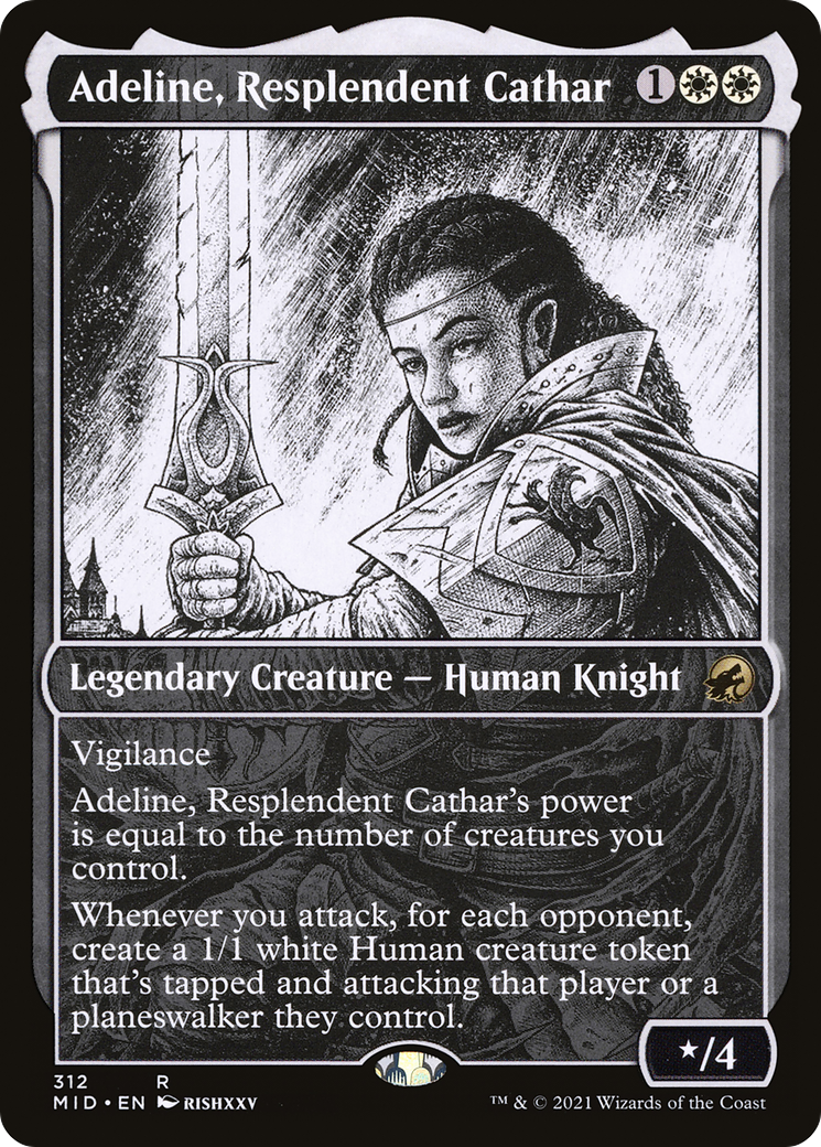 Adeline, Resplendent Cathar (312) (Showcase) - Foil
