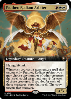 Feather, Radiant Arbiter (0313) (Extended Art) - Foil
