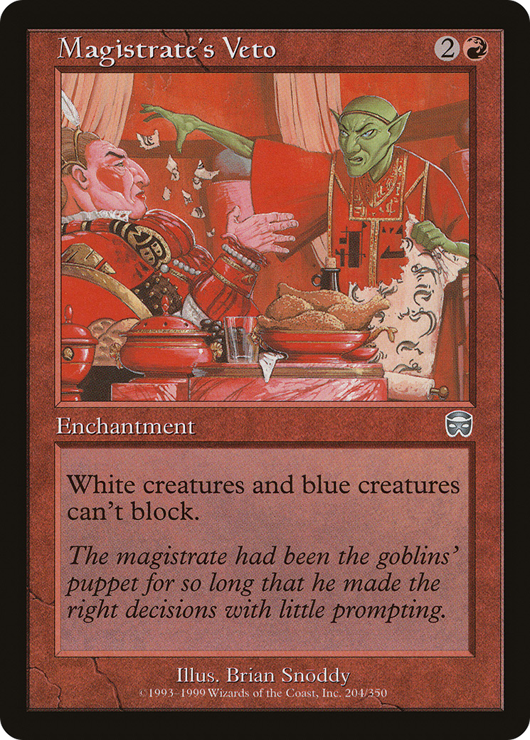 Magistrate's Veto - Foil
