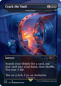 Crack the Vault [Grim Tutor] (444) (Borderless) - Foil